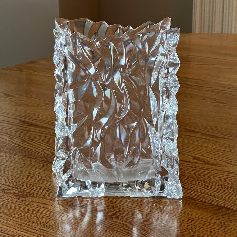 Rosenthal Crystal Studio-Linie 8” Flower Bag Vase - Stunning!